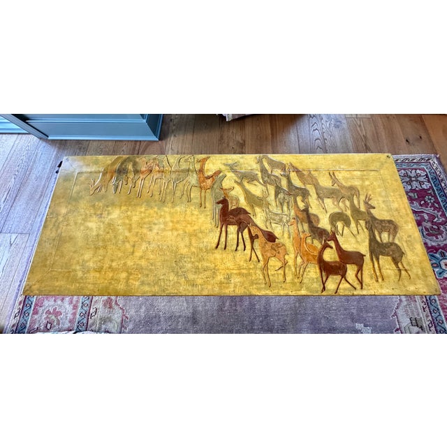 1960s 1960s Folk Art, Japanese Coffee Table For Sale - Image 5 of 13