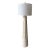 Vintage Greek Column Style Floor Lamp in Textured Plaster Finish For Sale