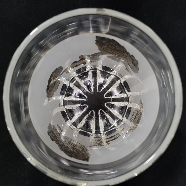 Gold Mid-Century Modern Cerve DeValbor Cocktail Glasses & Mixing/Ice Carafe Set- 7 Pieces For Sale - Image 8 of 11