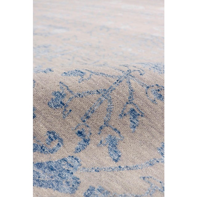 Pasargad Home Transitional Silver Area Rug, 8' 0'' X 10' 1'' For Sale - Image 4 of 6