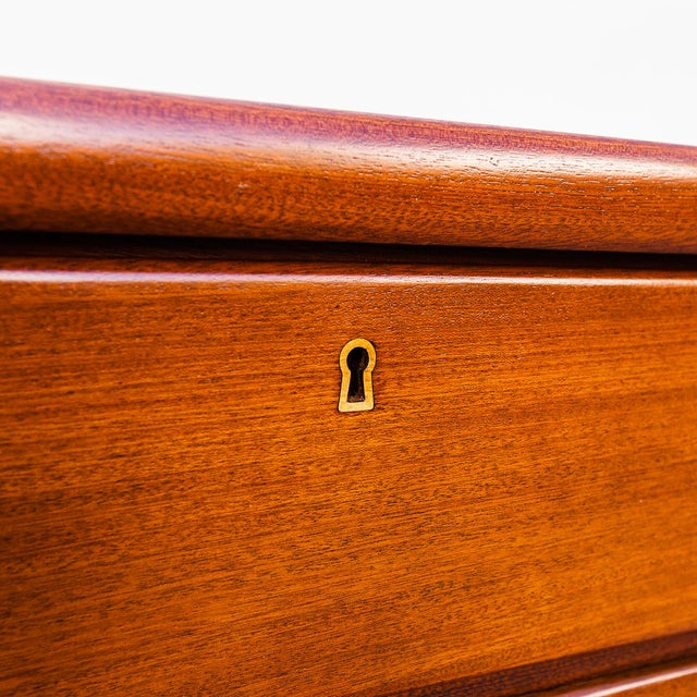 Brown South African Mid Century Modern Sapele Mahogany Sideboard For Sale - Image 8 of 15