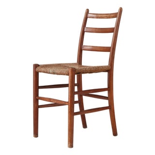 Vintage Funkis Novo Chair in Beech and Seagrass by Arne Jacobsen for Fritz Hansen, 1935 For Sale