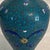 Antique Intricate Scroll and Floral Design Chinese Cloisonné Turquoise Vase For Sale - Image 9 of 12