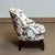 Danish Floral Printed Linen Slipper Chair in the style of J. Frank, 1940s For Sale - Image 11 of 17
