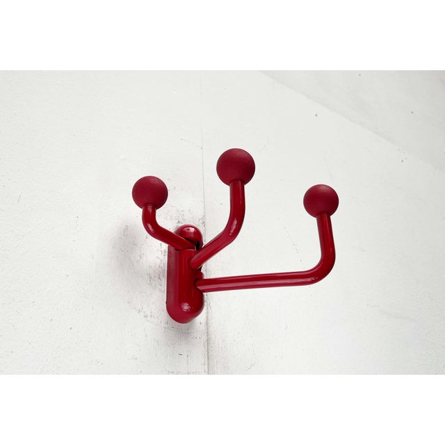 Postmodern Italian Foldable Coat Rack by Patrizia Angeloni for Confalonieri, 1980s For Sale - Image 18 of 18