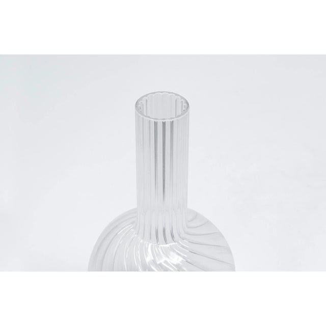 Dervish Mini Vase in Blown Borosilicate Glass by Kanz Architetti for Hands On Design For Sale - Image 8 of 11