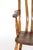 Brown English Elm Vertical Slat Back Armchair Circa 1890 With Turned Legs and H-Stretcher For Sale - Image 8 of 13