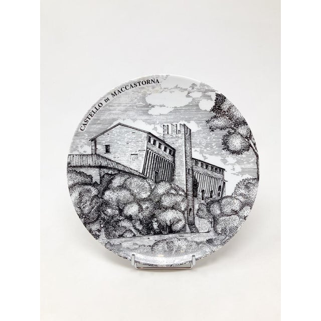 Mid-Century Modern Plate by Fornasetti, Italy, 1950s For Sale - Image 4 of 5