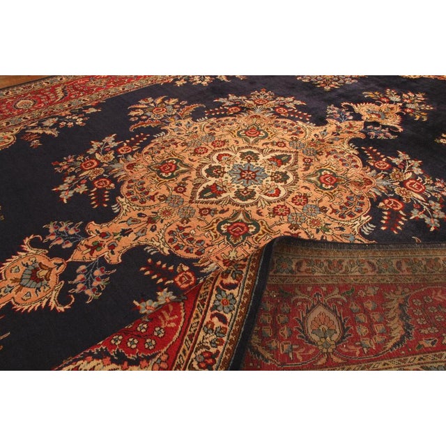 Textile Middle Eastern Hand-Knotted Rug For Sale - Image 7 of 11