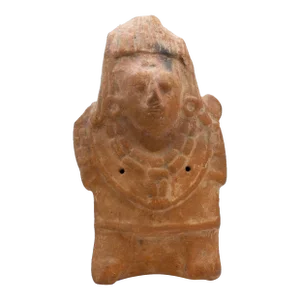 Pre-Columbian Mexico Mayan Rattle Terracotta Pottery