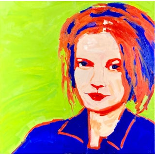 Modern Narratives Collection — Pop Art Portrait (Original Oil on Canvas) For Sale