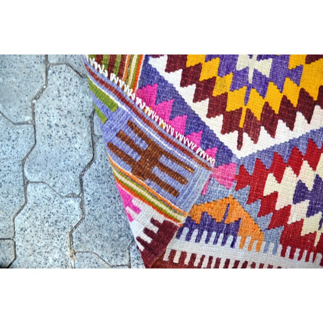 Textile 1960s Turkish Handmade Kilim Rug For Sale - Image 7 of 11