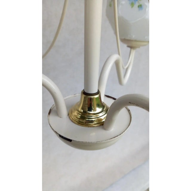 Vintage Metal Chandelier, 1970s For Sale - Image 9 of 17