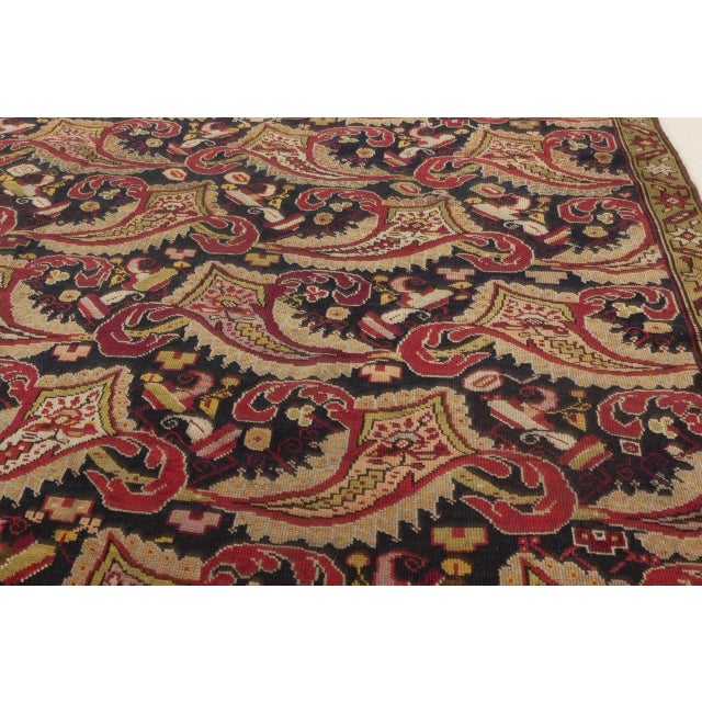 1920s Caucasian Karabagh Rug with Paisley Design For Sale - Image 4 of 4