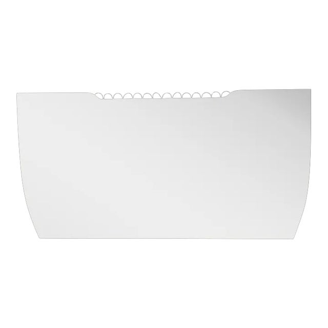 Gio Ponti Attr, Italian Mid-Century Modern, Monumental Wall Mirror, Brass, 1950s For Sale