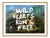 Wild Hearts Run Free by Lara Fowler in Gold Framed Paper, Large Art Print For Sale