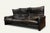 Maralunga 3-Seater Sofa in Black Leather by Vico Magistretti for Cassina, 1970s For Sale - Image 10 of 18