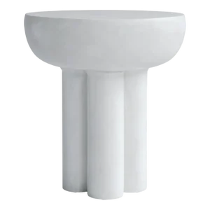 Tall Bone White Crown Table by 101 Copenhagen