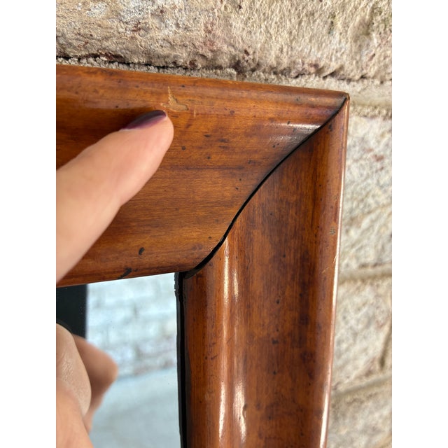 Vintage Wooden Mirror For Sale - Image 12 of 14