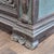Wood Antique Wooden Trunk With Ornate Carved Details and Hinged Lid For Sale - Image 7 of 10