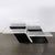 This boldly designed Mid-Century Modernist Two-Level Rectilinear Cocktail Table in Black and Clear thick Lucite is crafted...