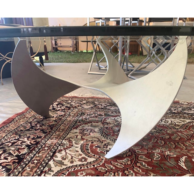 1960s Kurt Hesterberg Style Propeller Coffee Table | Chairish