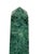Vintage Egyptian Revival Green Marble and Brass Obelisk For Sale - Image 4 of 12