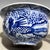 Early 20th Century Blue and White Phoenix & Grape Porcelain Bowl, Chinoiserie Decor Basin For Sale - Image 5 of 9