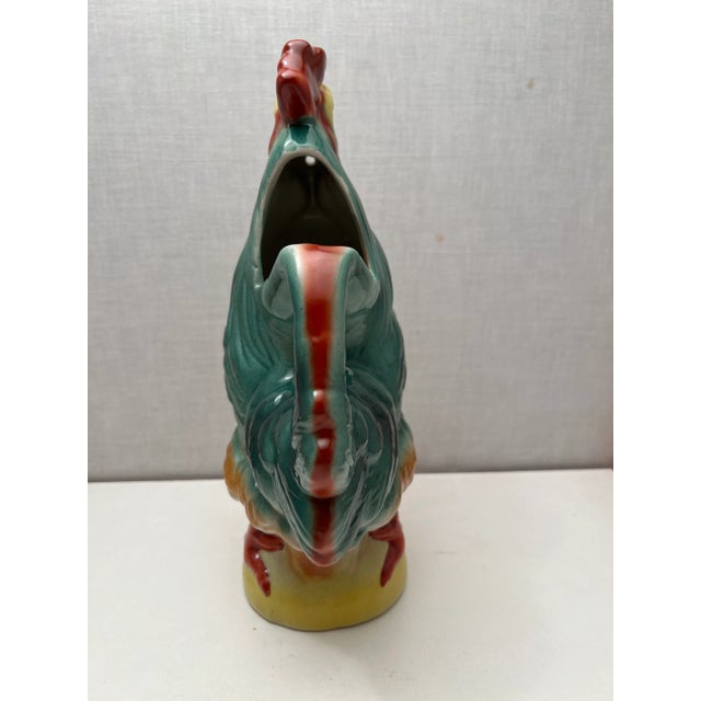 On offer is a marvelous French majolica water pitcher in the form of a Gallic Rooster, the unofficial national symbol of...