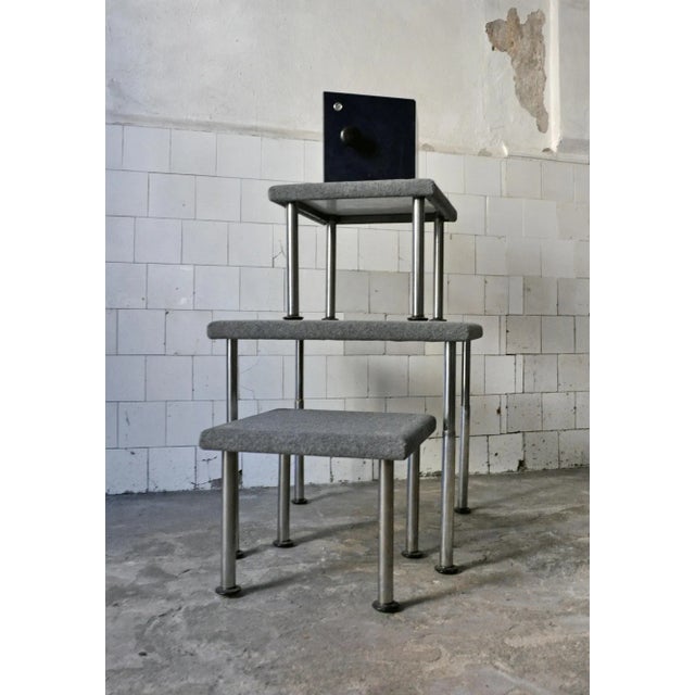 Talponia Dining Table & Stools Set by Roberto Gabetti & Aimaro Isola for ARBO, 1969, Set of 5 For Sale - Image 17 of 18