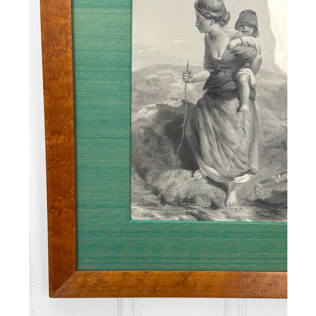 Antique Outsider "The Mountaineer" Mother & Child Engraving Art by Paul Falconer Poole For Sale - Image 6 of 11