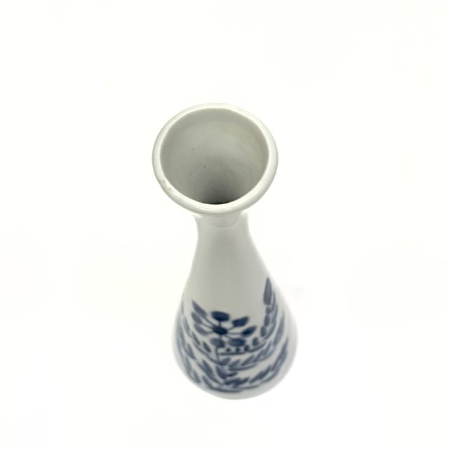 Blue Eclectic Blue & White Porcelain Vessel Curation - Group of 5 For Sale - Image 8 of 18