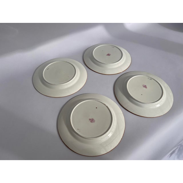 Vintage Minton B801 Fine BoneChina Plates, 1905, Set of 4 For Sale - Image 6 of 7