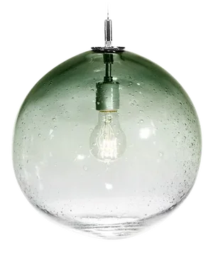 Solaris Pendant Light from the Fizz Collection in Emerald