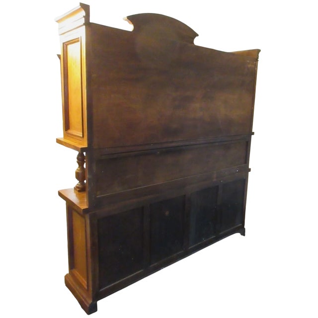 Vintage Spanish Moorish Style Dining Room Hutch Cabinet Breakfront Sideboard For Sale - Image 11 of 13