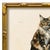 Various Artists Reproduction Art Print of Vintage “Le Chat" Illustration (Cat 5), Framed For Sale - Image 4 of 4