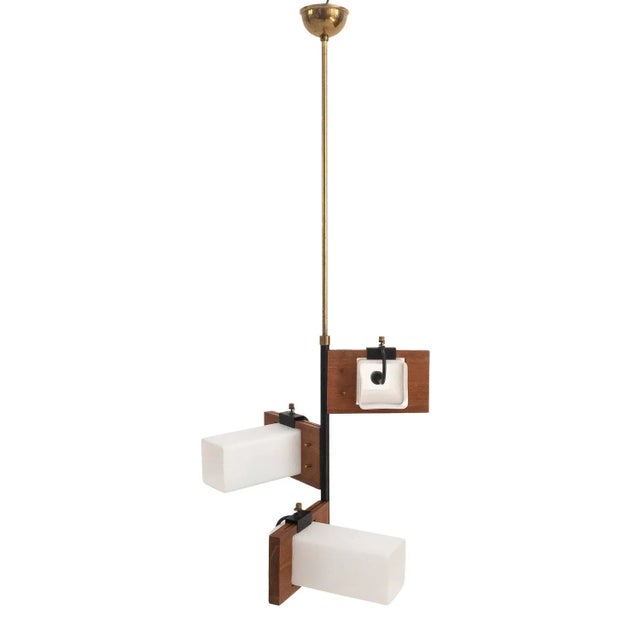 Suspension Lamp in Scandinavian Style, 1960s For Sale - Image 9 of 9
