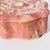 Metal Vintage Pink Scalloped Incolay Stone Trinket Box For Sale - Image 7 of 8