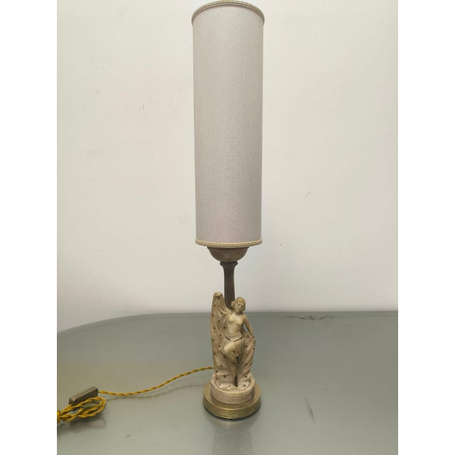 Vintage Structure with Lampshade, 1940s For Sale - Image 6 of 18