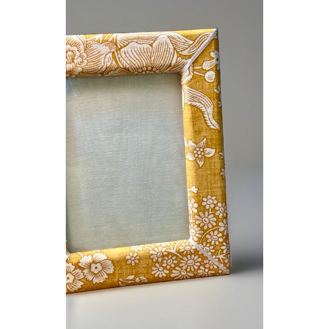 Mustard French Country Vintage Pierre Deux Picture Frame For Sale - Image 8 of 12