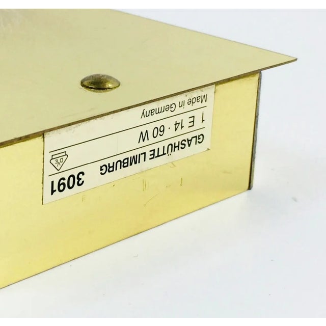 Mid-Century Glass Wall Lights/Sconces From Limburg, Germany, 1960s For Sale - Image 12 of 12