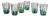 Ribes Collectable Glasses by Mariana Iskra, Set of 6 For Sale
