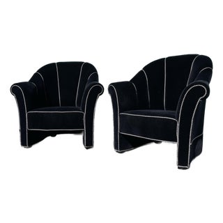 Josef Hoffmann "Haus Koller" Lounge Club Chairs - A Pair For Sale