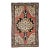 Vintage Turkish Oushak Area Rug, Handwoven Wool, 1920s Cream & Pink, 5' x 8' For Sale