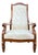 French Voltaire Armchair in Walnut, 1850 For Sale