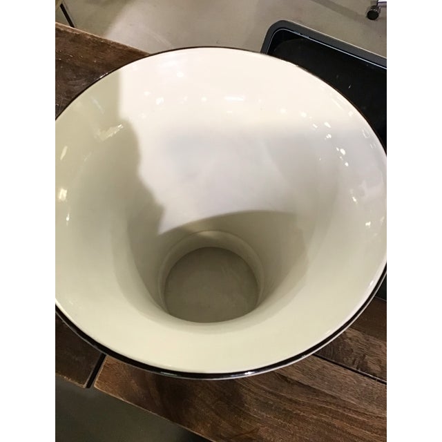 White Late 20th Century Monumental Ceramic Vase in the Style of Piero Fornasetti For Sale - Image 8 of 10