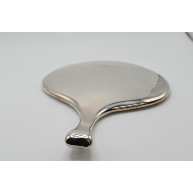 Metal Tiffany & Co. Sterling Silver Hand Mirror For Sale - Image 7 of 11