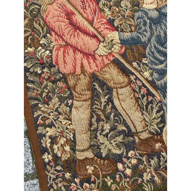 Aubusson Style Jacquard Tapestry, 1960s For Sale - Image 13 of 18