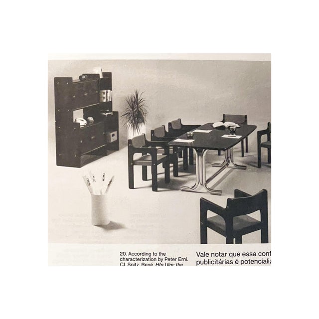 Geraldo de Barros “Torm” Conference Dining Table in Chrome & Brazilian Rosewood (Jacaranda), Brazil, 1970s – Lot 7 For Sale - Image 16 of 17