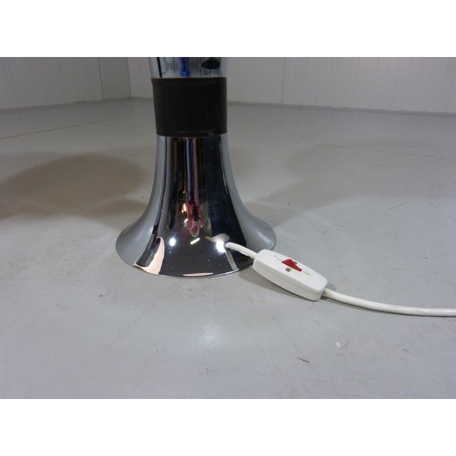 Large Space Age Glass Table Lamps, 1960s, Set of 2 For Sale - Image 15 of 18